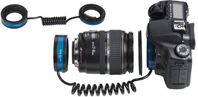 77mm Makro Umkehr-Ring Retro-Adapter für Canon EOS Kamera EF-S Objektiv Macro 