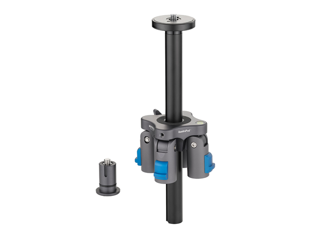 QuadroPod Stativbasis mit Mittelsäule und Bodenadapter