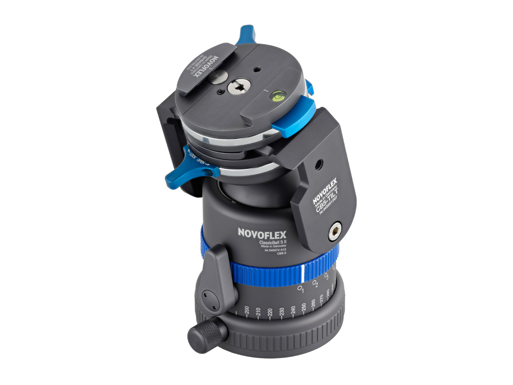 Tilt adapter for CB5 and CB5 II w. Q=BASE II Quick release unit 