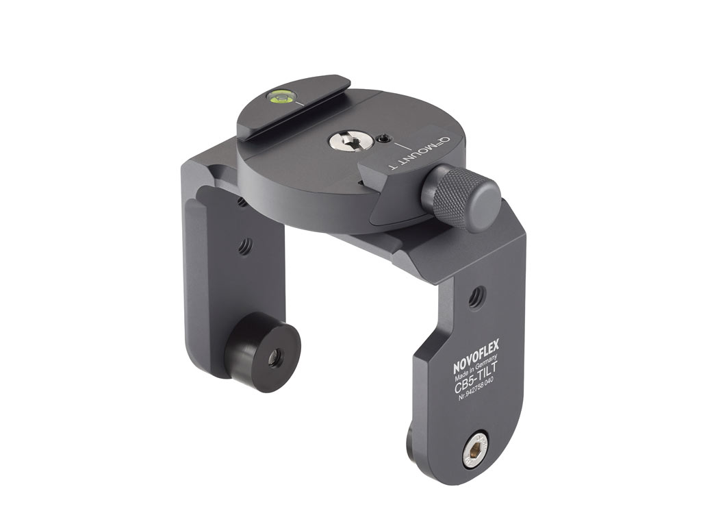 Tilt adapter for CB5 and CB5 II w. Q=MOUNT Quick release unit 