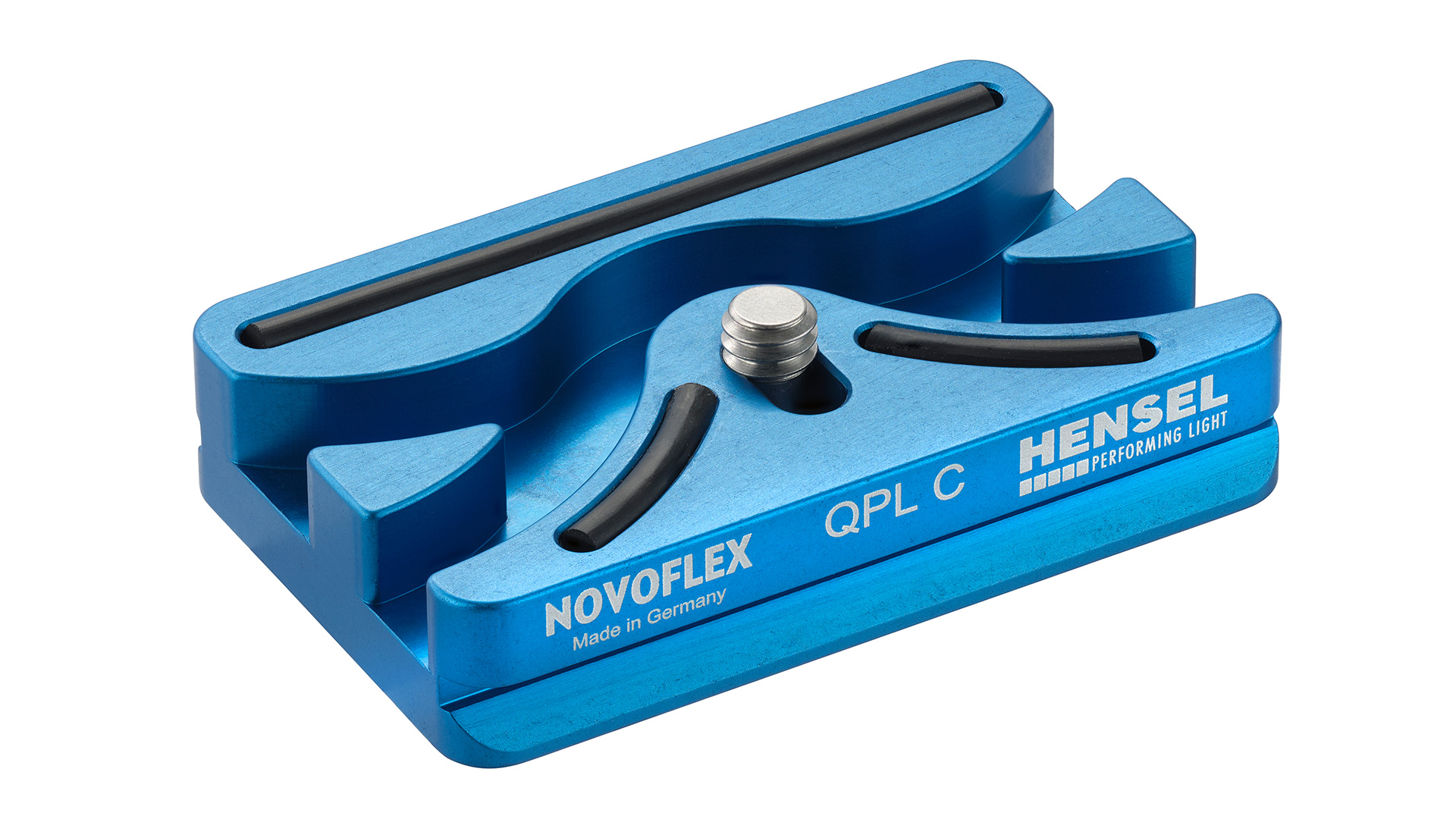 Klemmplatte 62mm mit einer Schraube 1/4" und integrierter Kabelführung