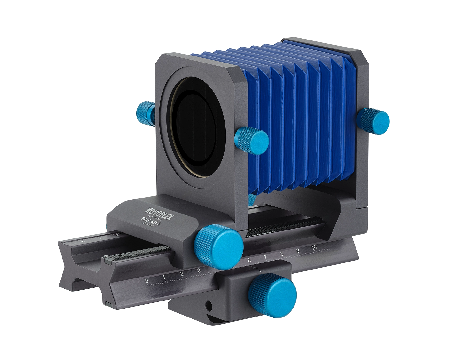 Universal Bellows, Compact with built-in Focusing Rail